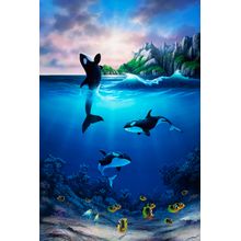 Rhapsody In Blue Wall Mural