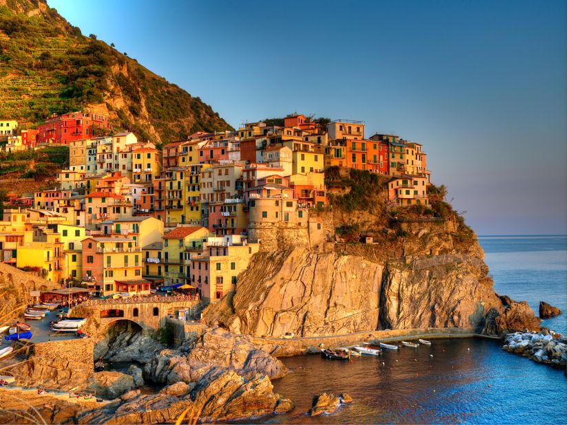 Manarola-Sunset-Harbor-Wall-Mural