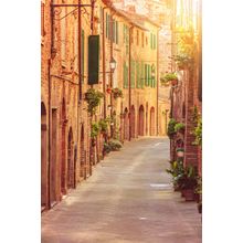 Old Street In Tuscany Wall Mural