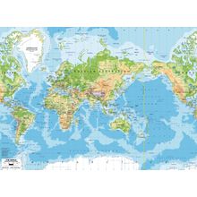 The World Map 2 Wall Mural