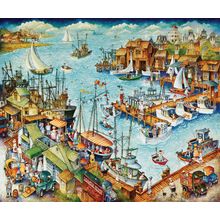 Marina/Cape May Wall Mural