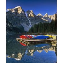 Morning On Moraine Lake Wall Mural