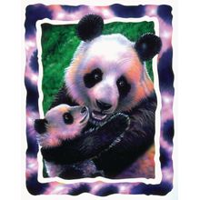 Panda Love Mural Wallpaper