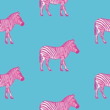 Neon Zebra Pattern Wallpaper