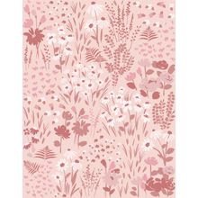 LAB Floral Pink Pattern Wallpaper