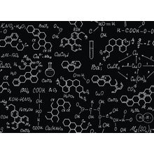 Handwritten Chemistry Formulas Pattern Wallpaper
