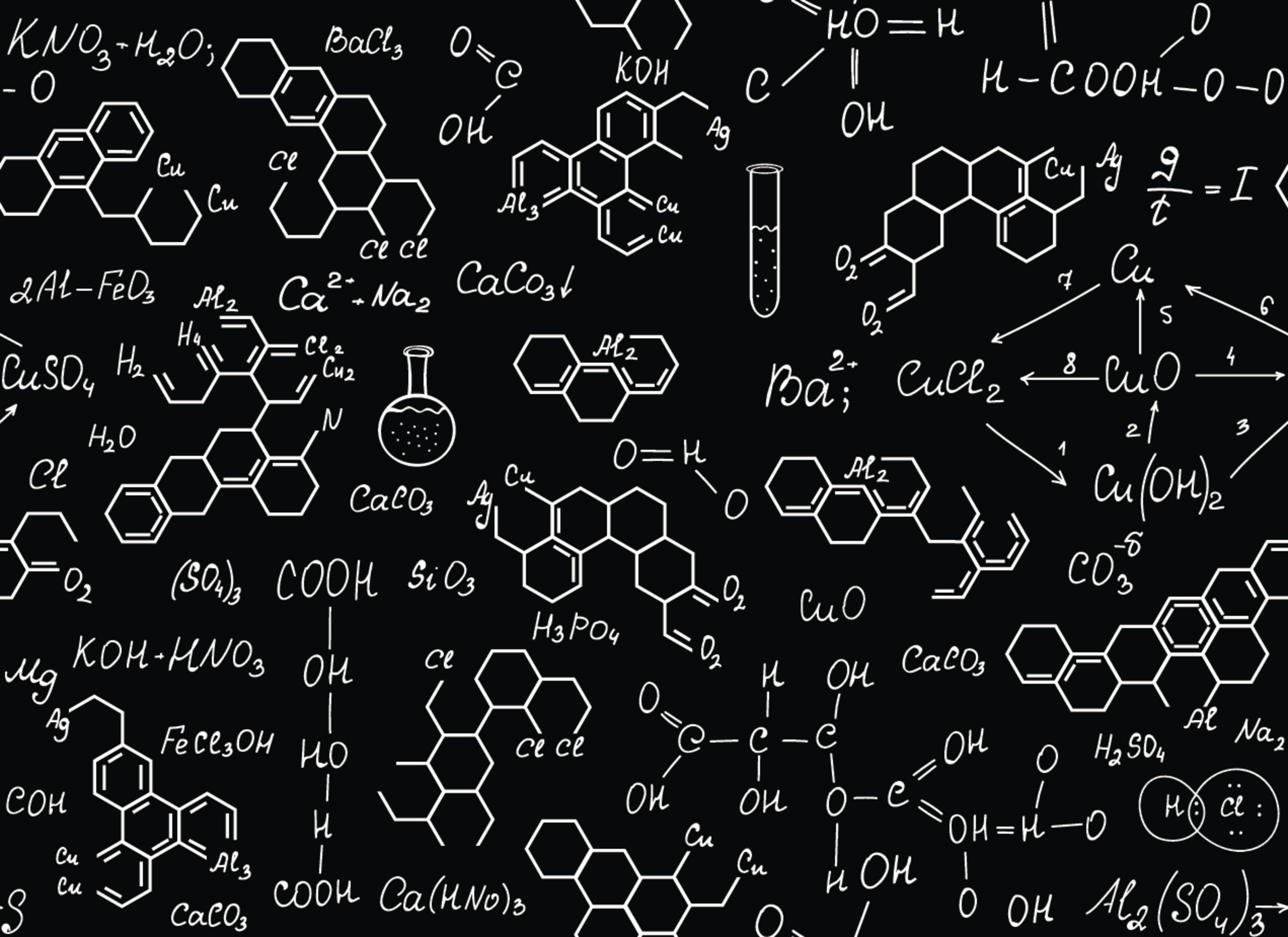 Chemistry background Royalty Free Vector Image