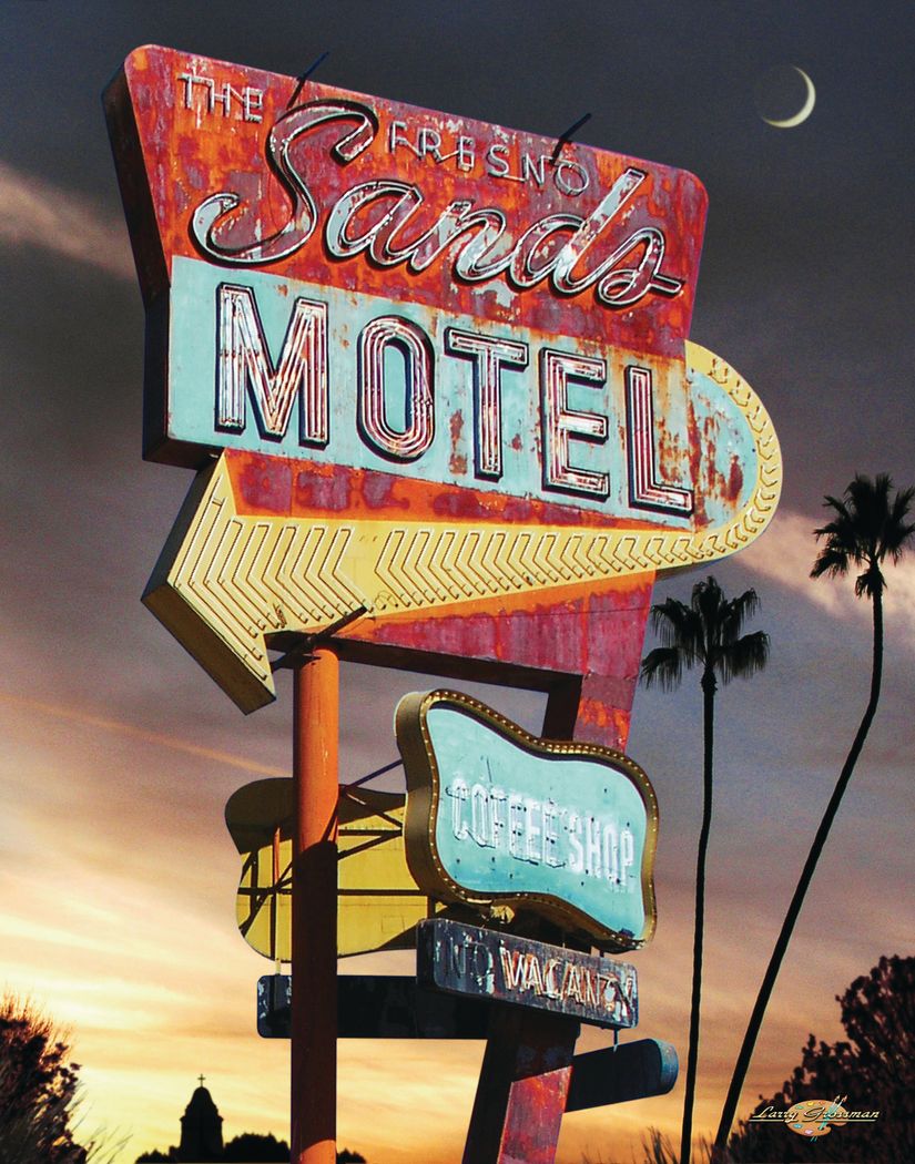 Sands Motel Wallpaper Mural - Murals Your Way