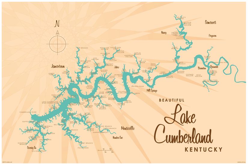 Lake-Cumberland-KY-Lake-Map-Mural-Wallpaper