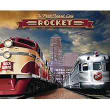 Rock Island Rocket Wall Mural