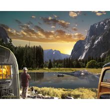 Camping USA Wall Mural