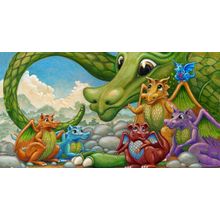 A Gathering Of Dragons Mural Wallpaper