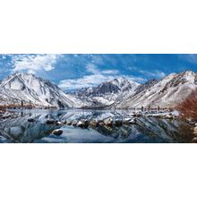 Winter At Convict Lake Wall Mural