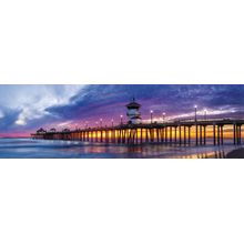 Huntington Beach Pier At Sunset Wall Mural