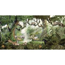 Jungle Cats Wallpaper Mural
