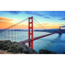 Golden Gate Bridge Morning Wall Mural