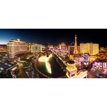 Las Vegas Strip At Night Wall Mural