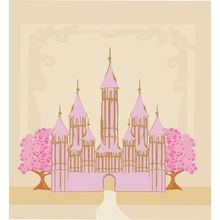 Magic Fairy Tale Princess Castle Wall Mural