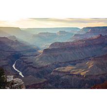 Rays Over The Grand Canyon Wall Mural