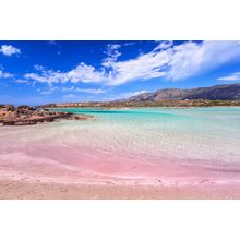 Pink Beach of Crete, Greece Wall Mural