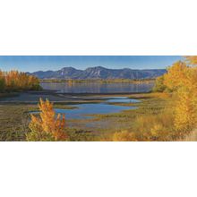 Early Light on Fall Colors and Flatirons Wall Mural