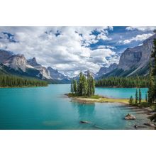 Maligne Lake, Jasper National Park Wall Mural