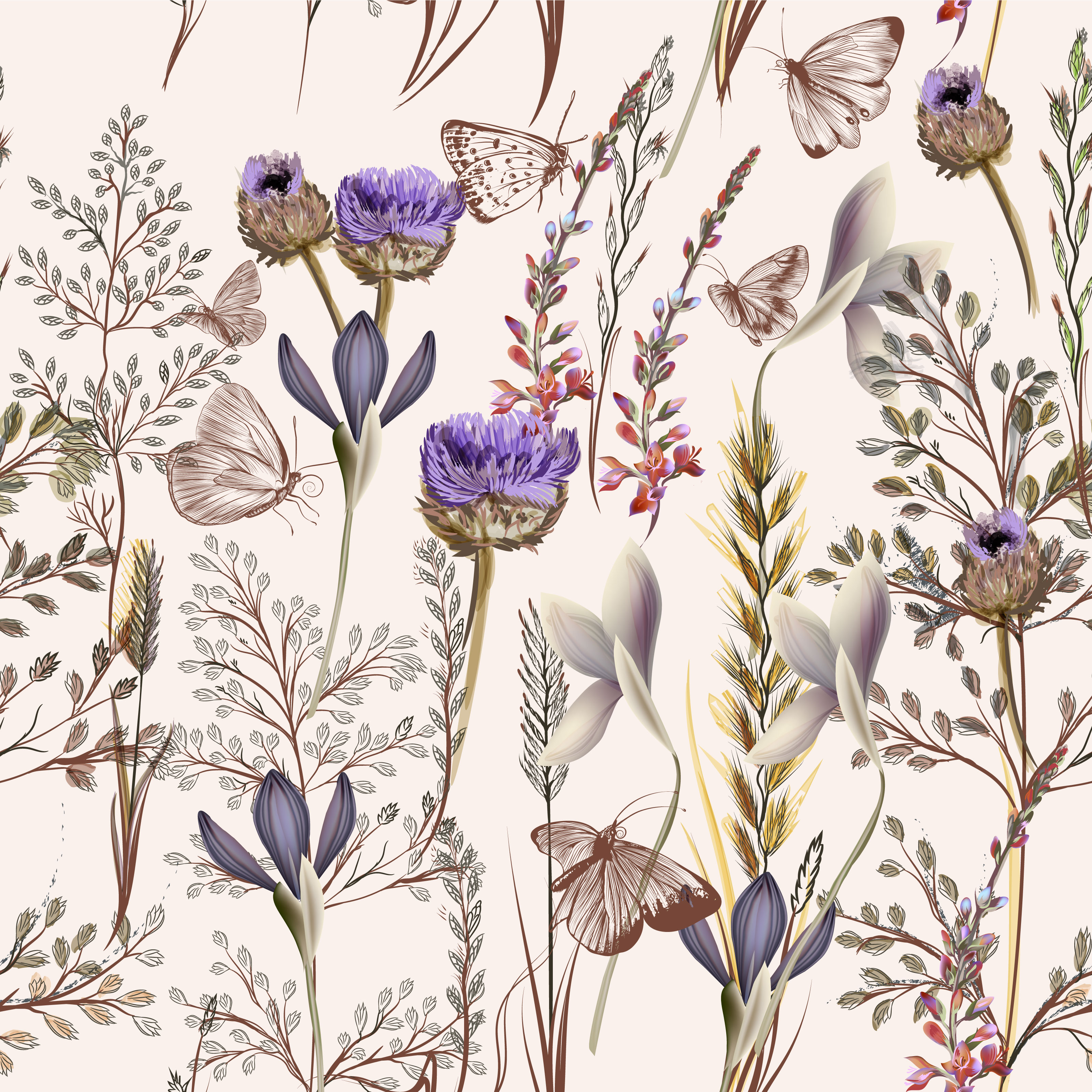 Beautiful Wildflower – remarkable wall mural – Photowall