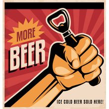 More Beer Poster Wall Mural