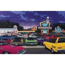 Eat Sleep Mopar Wall Mural