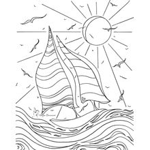 Sailboat Wall Mural