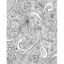 Colorable Swirls Wall Mural