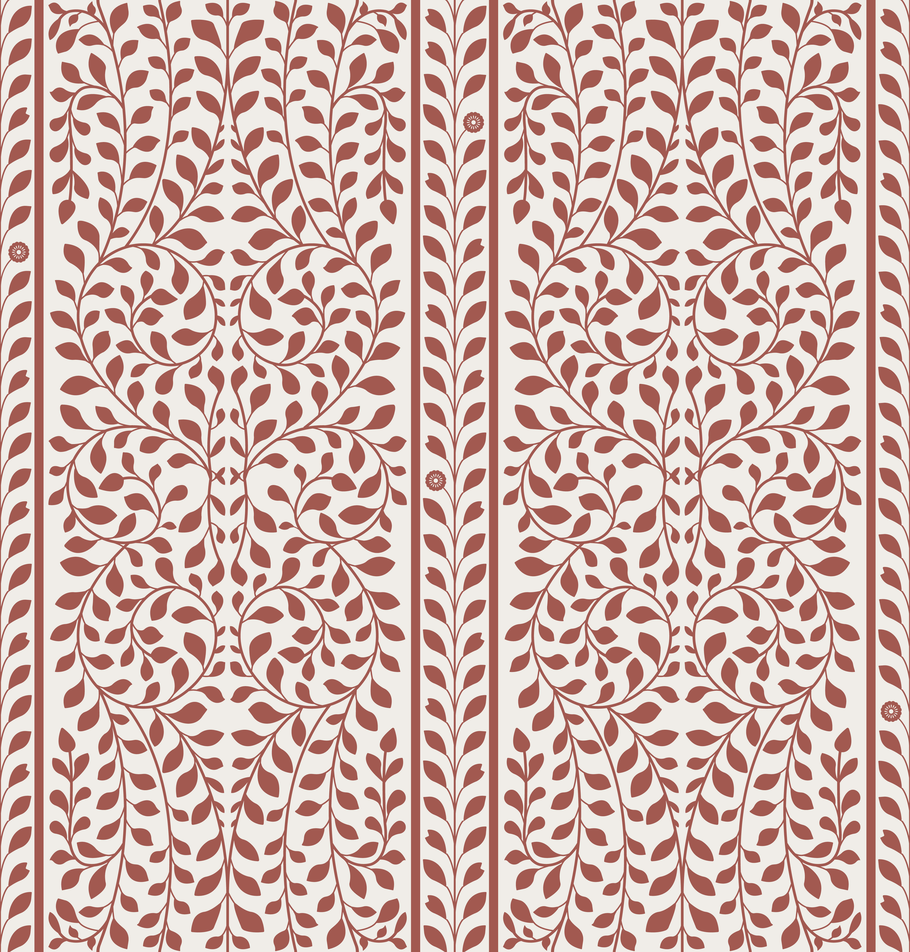 Snowbound Bold Brick Inlay Pattern Wallpaper - Murals Your Way