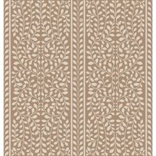 Latte Linen Inlay Pattern Wallpaper