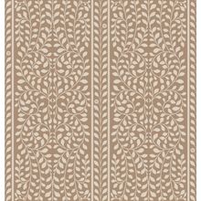 Latte Linen Inlay Pattern Wallpaper