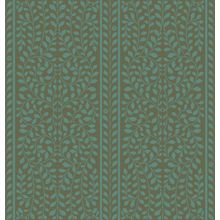 Oakmoss Surf Green Inlay Pattern Wallpaper