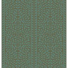Oakmoss Surf Green Inlay Pattern Wallpaper