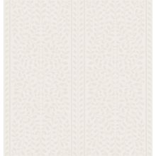 Snowbound Toque White Pattern Wallpaper