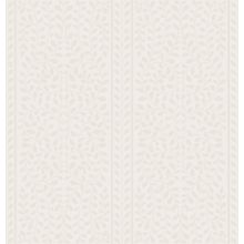 Snowbound Toque White Pattern Wallpaper