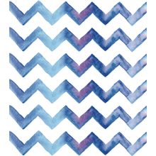 Watercolor Chevron Wall Mural