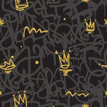 Youth Graffiti Pattern Wallpaper