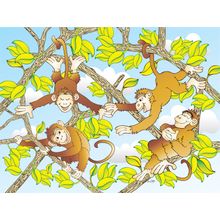 Monkeying Around Mural Wallpaper