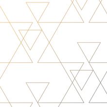 Linear Triangle Wall Mural