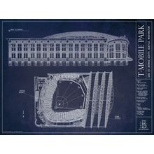 T-Mobile Park Blueprint Wall Mural