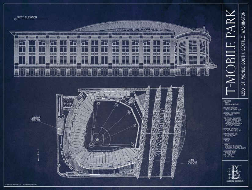 Blueprint-of-T-Mobile-Park-home-of-the-Seattle-Mariners-Baseball-team