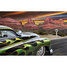 Rebels of Route 66 Wall Mural