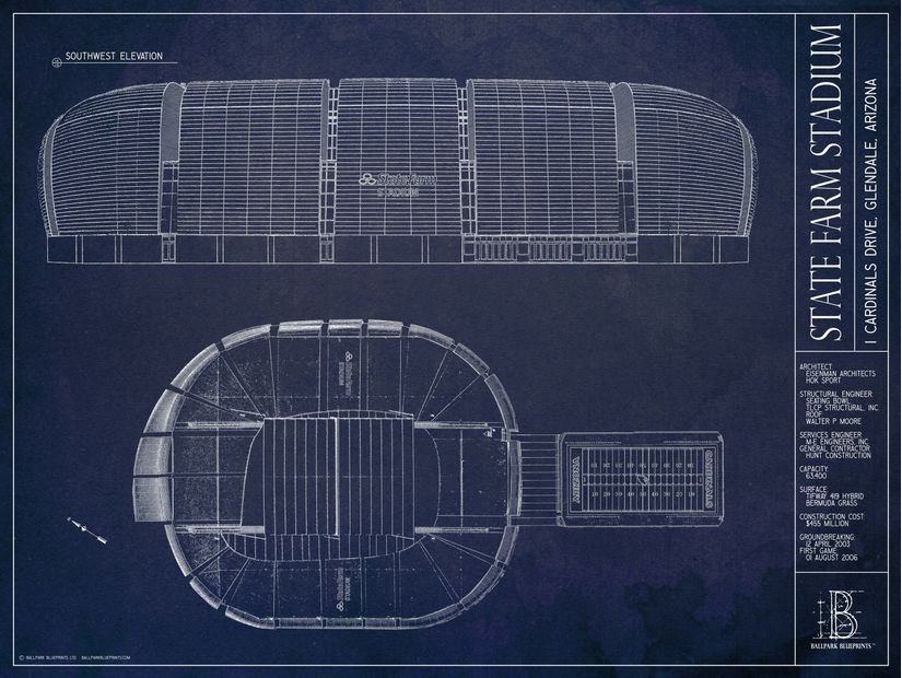Blueprint-of-State-Farm-Stadium-home-of-the-Arizona-Cardinals-NFL-football-team