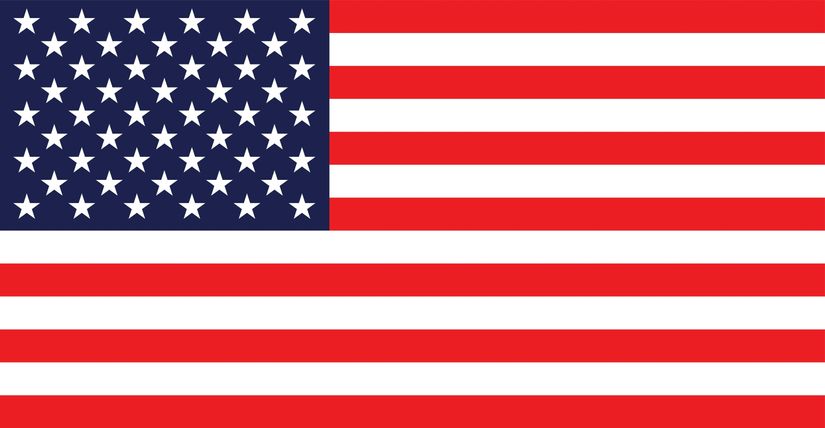 American-Flag-On-White-Background