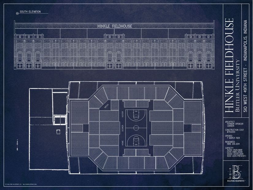 Blueprint-of-Butler-University-s-Hinkle-Fieldhouse-home-of-the-Bulldog-s-basketball-team