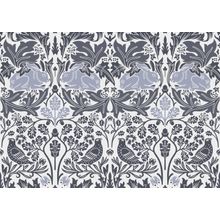 Gray Brer Rabbit William Morris Inspired Wallpaper