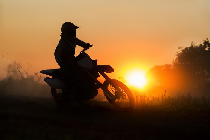 Motocross Sunset Wallpaper Mural Murals Your Way